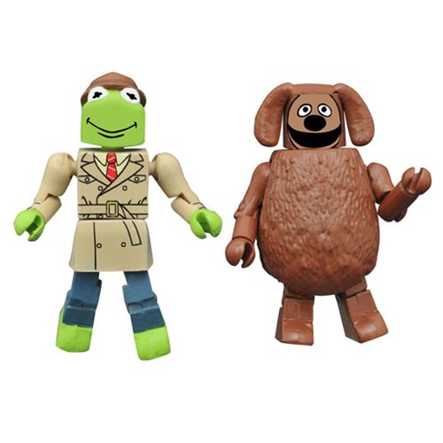 Muppets Minimates Series 2 Reporter Kermit and Rowlf 2-Pack